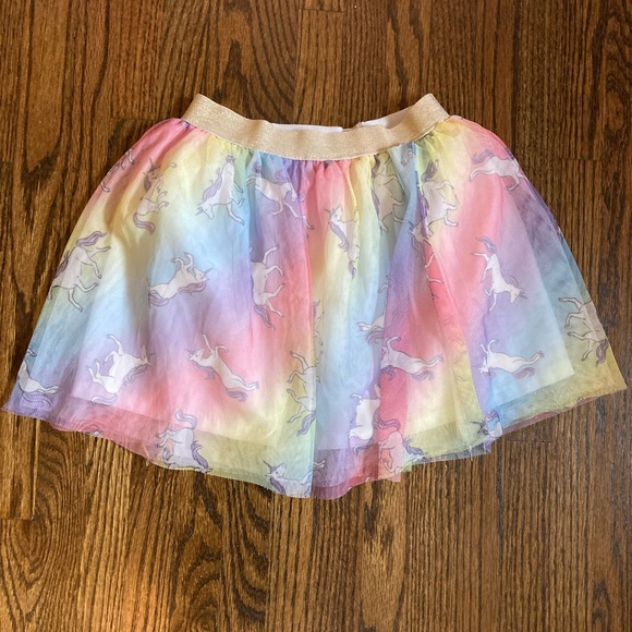 Rainbow unicorn tulle skirt - Picture 1 of 3